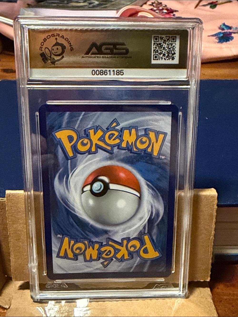 Pokemon Vaporeon Cosmos Holo Card - Blue and Teal - Picture 2 of 2